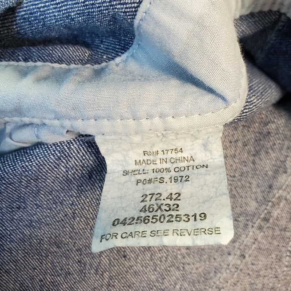 Key Men's Blue Denim Bib Overall - Picture 10 of 12